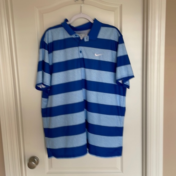 Nike Other - Nike Blue/Light Blue Golf Polo
